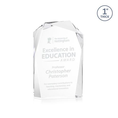 Corporate Awards - Crystal Awards - Donvale Clear Abstract / Misc Crystal Award