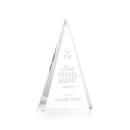 Helston Clear Pyramid Crystal Award