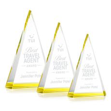 Helston Gold Pyramid Crystal Award - Corporate Awards