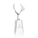 Maverick Eagle Clear on Cairns Base Animals Crystal Award