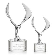 Maverick Eagle Clear on Marvel Base Animals Crystal Award - Service Awards