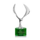 Maverick Eagle Green on Marvel Base Animals Crystal Award