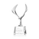 Maverick Eagle Clear on Robson Base Animals Crystal Award