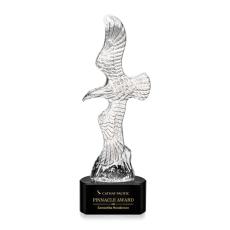 Staffordshire Eagle on Paragon Base - Black - Service Awards