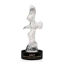 Staffordshire Eagle on Stanrich Base - Black - Service Awards