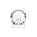 Seville White on Alberton Base Circle Crystal Award