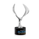 Maverick Eagle Full Color Black on Marvel Base Animals Crystal Award