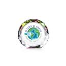 Seville Full Color Prismatic Circle Crystal Award