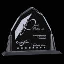 Avalon Pewter Arch & Crescent Crystal Award