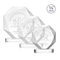 Bradford Starfire on Alberton Base Crystal Award - Corporate Awards