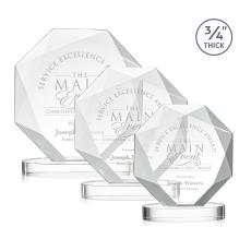 Bradford Starfire on Alberton Base Crystal Award - Corporate Awards