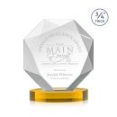Bradford Amber on Alberton Base Crystal Award