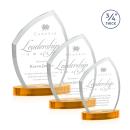 Daltry Amber on Alberton Base Abstract / Misc Crystal Award