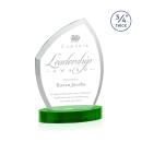 Daltry Green on Alberton Base Abstract / Misc Crystal Award