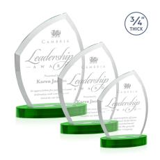 Daltry Green on Alberton Base Abstract / Misc Crystal Award - Newest Additions
