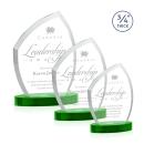 Daltry Green on Alberton Base Abstract / Misc Crystal Award