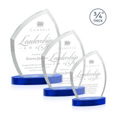 Daltry Blue on Alberton Base Abstract / Misc Crystal Award - Newest Additions