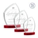 Daltry Red on Alberton Base Abstract / Misc Crystal Award