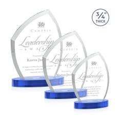 Daltry Sky Blue on Alberton Base Abstract / Misc Crystal Award - Newest Additions