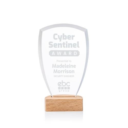 Corporate Awards - Crystal Awards - Hendrick Arch & Crescent Crystal Award