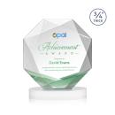 Bradford Full Color White on Alberton Base Crystal Award