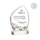 Daltry Full Color Clear on Alberton Base Abstract / Misc Crystal Award