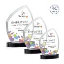 Daltry Full Color Black on Alberton Base Abstract / Misc Crystal Award