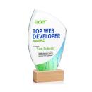 Clarence Full Color Peak Crystal Award