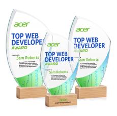 Clarence Full Color Peak Crystal Award - Newest Additions