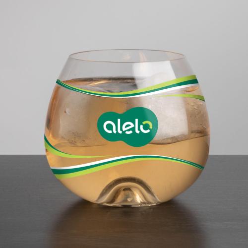 Corporate Recognition Gifts - Etched Barware - Boston DOF - 15oz - Full Color