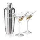 Pescara Shaker & Burlington Martini Set