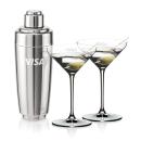 Pescara Shaker & RIEDEL Martini Set