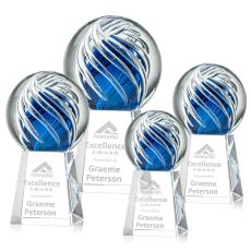 Genista Spheres on Celestina Base Glass Award - Glass Awards