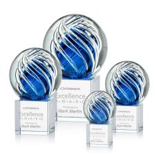 Genista Spheres on Granby Base Glass Award - Glass Awards