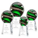 Zodiac Spheres on Celestina Base Glass Award