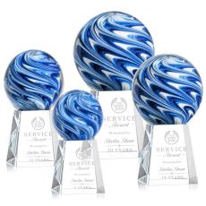 Naples Spheres on Celestina Base Glass Award - Modern Awards