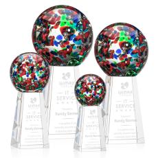 Fantasia Spheres on Novita Base Glass Award - Crystal Awards