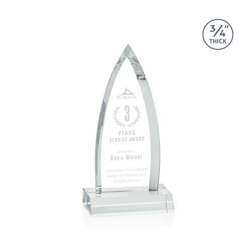 Corporate Awards - Crystal Awards - Shildon Clear Crystal Award