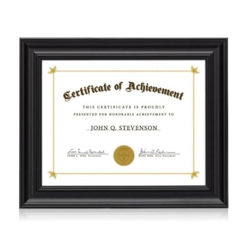 Corporate Awards - Certificate Frames - Stellarton Certificate Frame