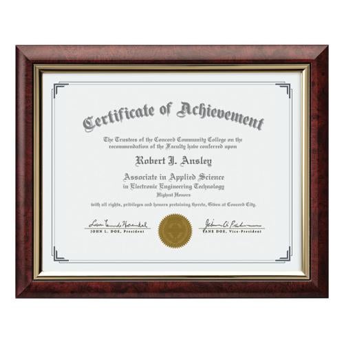 Corporate Awards - Certificate Frames - Trent Certificate  Frame