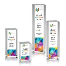 Robson Full Color Obelisk Crystal Award - Crystal Pillar Awards