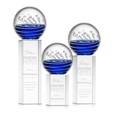 Tranquility Clear on Dakota Base Spheres Glass Award - Modern Awards