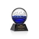 Tranquility Black on Sheffield Base Spheres Glass Award