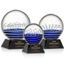 Tranquility Black on Sheffield Base Spheres Glass Award