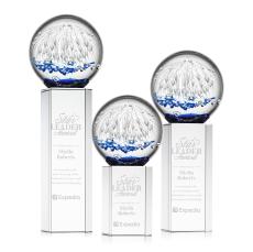 Starburst Clear on Dakota Base Spheres Glass Award - Modern Awards