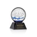 Starburst Black on Sheffield Base Spheres Glass Award