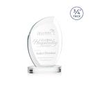 Wichita Clear on Alberton Base Flame Crystal Award