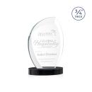 Wichita Black on Alberton Base Flame Crystal Award