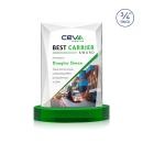 Messina Full Color Green on Alberton Base Rectangle Crystal Award
