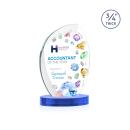 Wichita Full Color Sky Blue on Alberton Base Peak Crystal Award